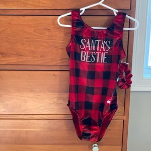 Brand New with Tags - Never Worn “Santa’s Bestie” Red & Black Plaid Destira Leo